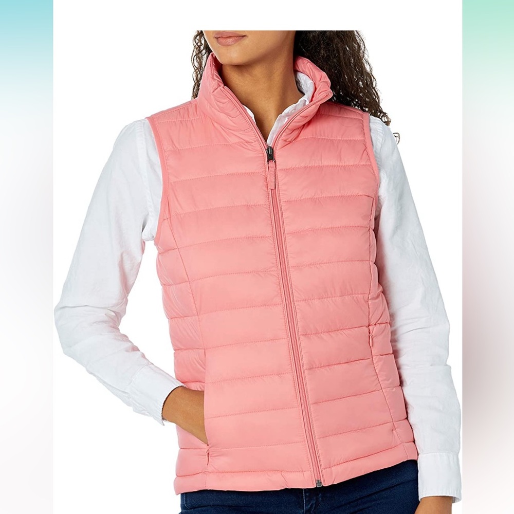 Sz M Pink Packable Vest